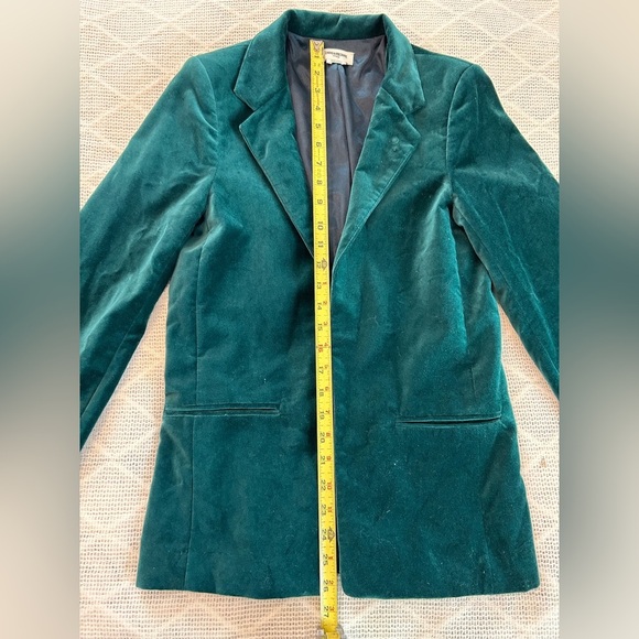 Zadig & Voltaire Women’s Volly Velour Blazer. Green size small. - Picture 11 of 12